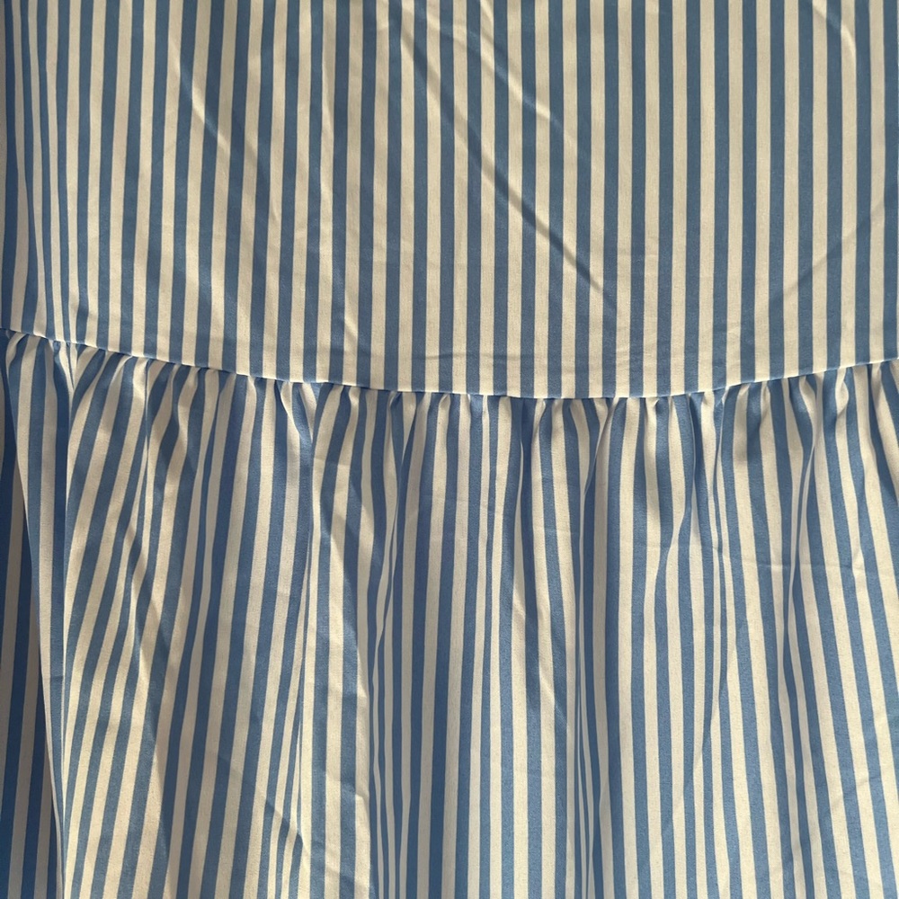 Beach Dress! Blue and White Striped Dress - Picture 5 of 5